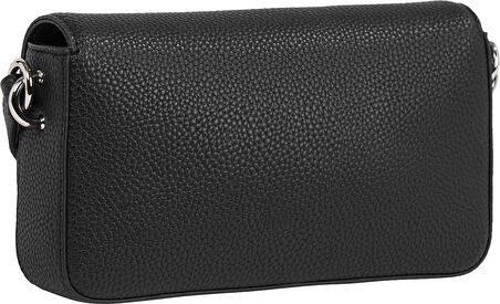 Kadın Marka Logolu Ayarlanabilir Omuz Askılı  Şık Görünüşlü Gündelik Kullanıma Uygun Siyah Omuz Çantası AW0AW15180-BDS