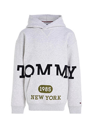 Tommy Hilfiger Gri Erkek Çocuk Sweatshirt KB0KB08498P1N