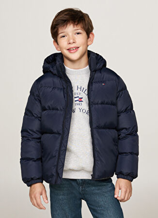 Tommy Hilfiger Lacivert Erkek Çocuk Mont KB0KB08341DW5