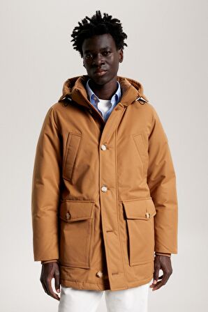Tomm Hilfiger Rockie Non Fur Down Parka Erkek Mont