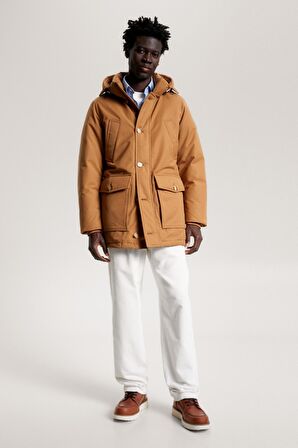Tomm Hilfiger Rockie Non Fur Down Parka Erkek Mont