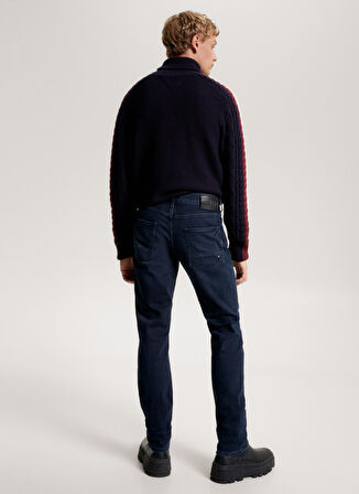 Tommy Hilfiger Normal Bel Normal Paça Slim Fit Siyah Erkek Denim Pantolon MW0MW333381BL