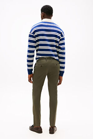 Erkek Chino Bleecker 1985 Pima Cotton Pantolon - Haki | 30/32