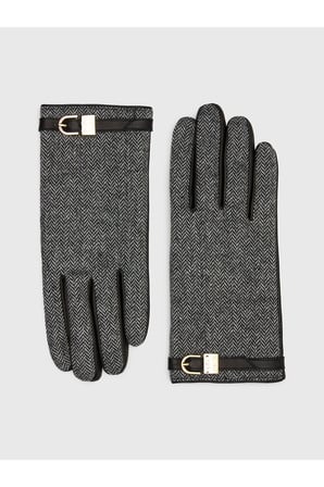 TH EVENING GLOVES HE Kadın Gri Eldiven
