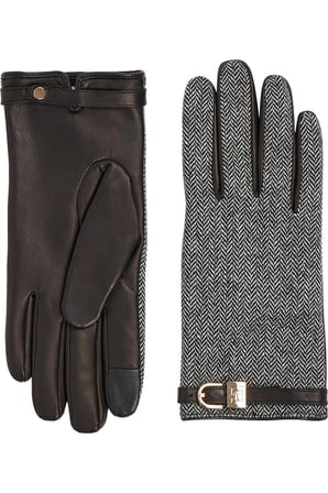 TH EVENING GLOVES HE Kadın Gri Eldiven