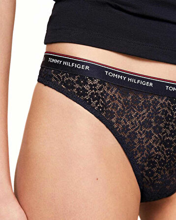 Tommy Hilfiger 3 Pack Thong Lace Külot