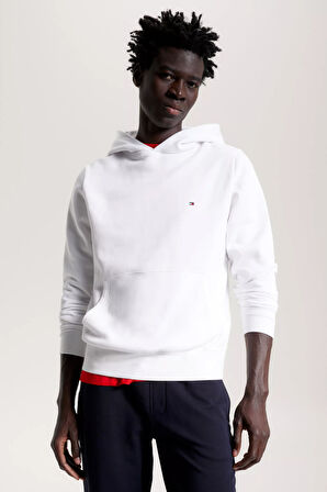 Erkek FLAG LOGO HOODY Sweatshirt-Beyaz | M