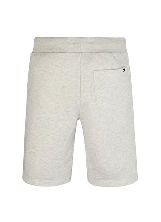 Tommy Hilfiger Normal Bel Normal Gri Erkek Şort HILFIGER SCRIPT SWEATSHORTS