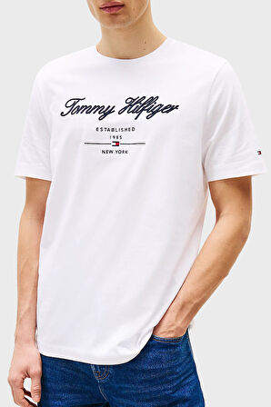 Tommy Hilfiger Erkek T Shirt MW0MW33691 YBR