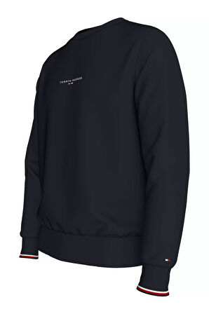 Erkek TOMMY LOGO TIPPED CREWNECK Sweatshirt-Lacivert | S