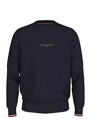 Erkek TOMMY LOGO TIPPED CREWNECK Sweatshirt-Lacivert | L