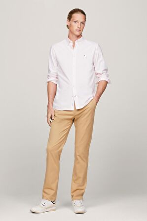 Tommy Hilfiger 1985 Flex Oxford Stripe Rf Shirt Erkek Gömlek