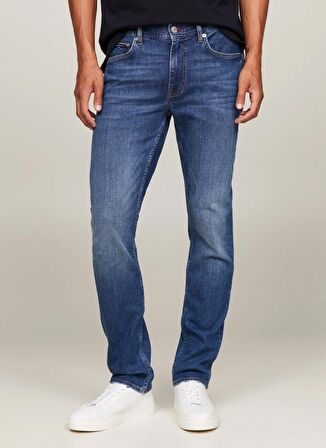 Tommy Hilfiger Normal Bel Normal Paça Slim Fit Erkek Denim Pantolon MW0MW33945