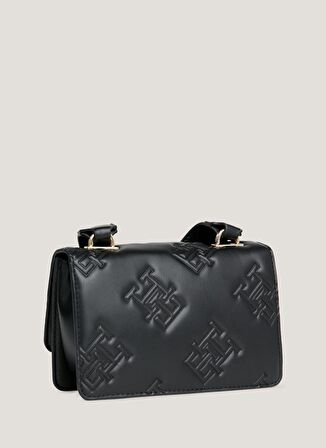 Siyah Kadın 19x14x10 cm Omuz Çantası AW0AW15727BDS