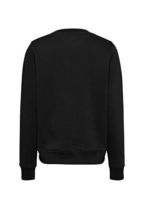 Kadın TJW REG LINEAR CREW EXT Sweatshirt-Siyah | S