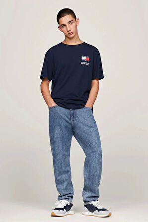 Tommy Hilfiger Erkek 2'li Lacivert T-Shirt