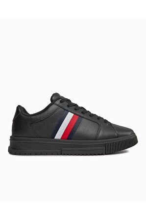 Erkek Tommy Hilfiger Supercup Stripes Low Top Sneakers FM0FM04895