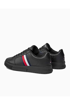 Erkek Tommy Hilfiger Supercup Stripes Low Top Sneakers FM0FM04895