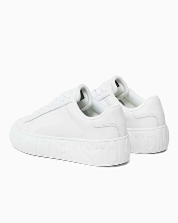 Leather Cupsole Low Top Sneakers