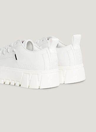 Tommy Hilfiger Ekru Kadın Deri Sneaker EN0EN02419YBL