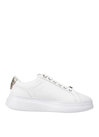 Beyaz Kadın Deri Sneaker FW0FW077800K7