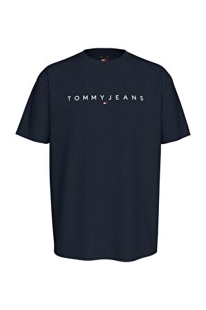 Tjm Reg Linear Logo Tee Ext Erkek Tişört