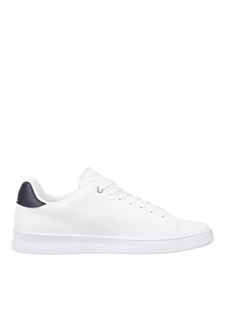 Tommy Hilfiger Beyaz Erkek Sneaker COURT CUP LTH PERF DETAIL