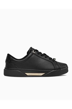 Kadın Tommy Hilfiger Golden Court Low Top Sneakers FW0FW07702