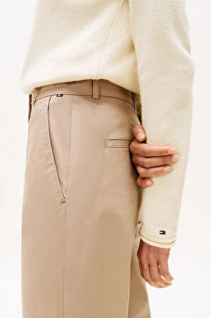 Kadın Slim Straight Fit Chino Pantolon - Bej | 40