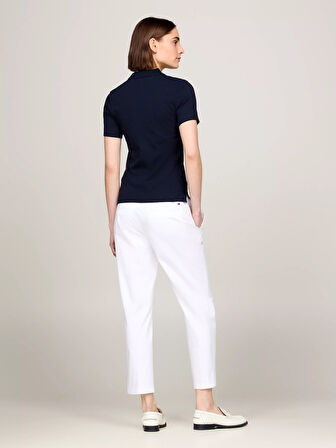 Kadın 1985 SLIM PIQUE POLO SS Polo Tişört-Lacivert | XS