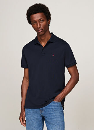 Tommy Hilfiger Mavi Erkek Polo T-Shirt MW0MW35585DW5
