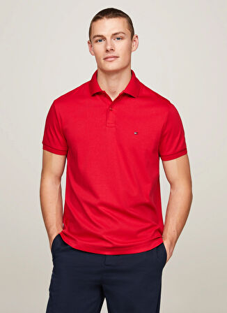 Tommy Hilfiger Kırmızı Erkek Polo T-Shirt MW0MW35585XLG