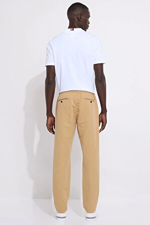 Tommy Hilfiger CHINO HARLEM PO DRWS CO LINEN Erkek Bej Pantolon MW0MW34533RBL