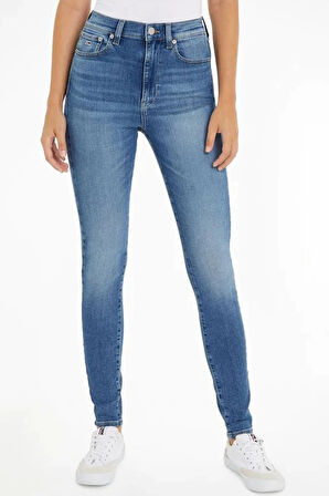 Tommy Hilfiger SYLVIA HGH SSKN BH1238 Kadın Denim Jeans DW0DW175911A5