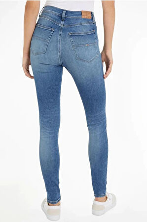 Tommy Hilfiger SYLVIA HGH SSKN BH1238 Kadın Denim Jeans DW0DW175911A5