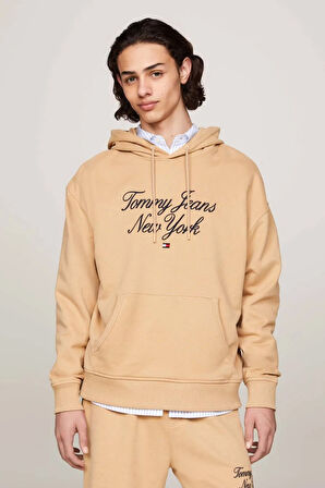 Prep Script Logo Embroidery Erkek Swetshirt-DM0DM18620AB0