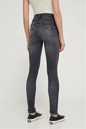 Tommy Hilfiger SYLVIA HGH SSKN AH1288 Kadın Siyah Jeans DW0DW175931BZ