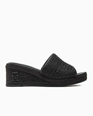 Tommy Hilfiger Rope Wedge Topuklu Sandalet