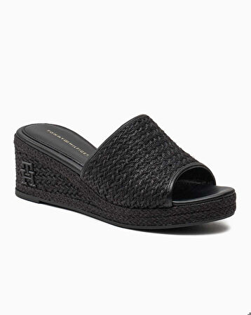 Tommy Hilfiger Rope Wedge Topuklu Sandalet