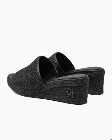 Tommy Hilfiger Rope Wedge Topuklu Sandalet