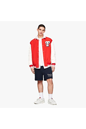 Tommy Hilfiger The Brooklyn Leather Colour-Blocked Erkek Sneaker EM0EM01283TCR