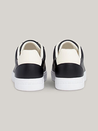 Kadın Flag Court Sneaker Ayakkabı - Siyah Beyaz  | 36