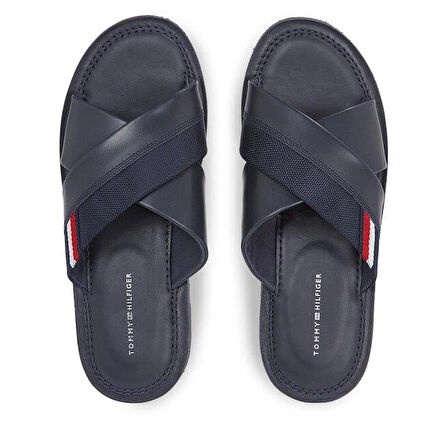 Tommy Hilfiger Core Hilfiger Lth Criss C Sandal Terlik Erkek