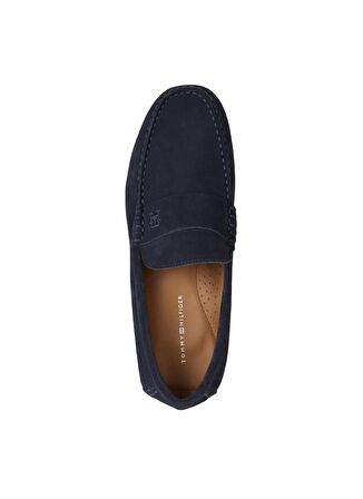 Tommy Hilfiger Lacivert Erkek Süet Günlük Ayakkabı TH CLASSIC SUEDE DRIVER
