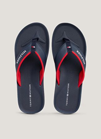 Tommy Hilfiger Lacivert Erkek Plaj Terliği COMFORT HILFIGER BEACH SANDAL