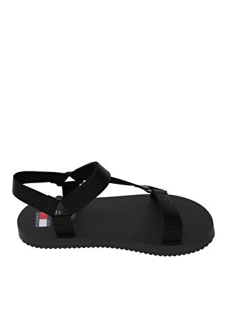 Tommy Hilfiger Siyah Erkek Sandalet TJM CASUAL