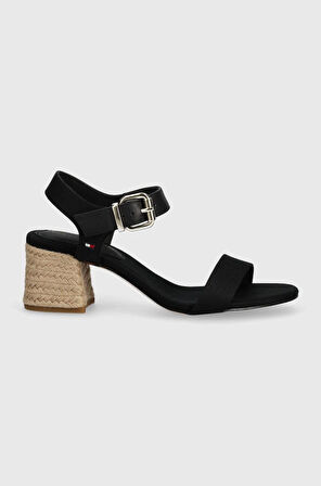 Tommy Hilfiger Block Mid Heel Sandal Sandalet