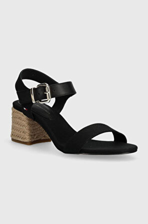 Tommy Hilfiger Block Mid Heel Sandal Sandalet