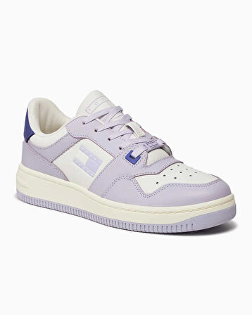 Retro Basket Tonal Logo Sneakers