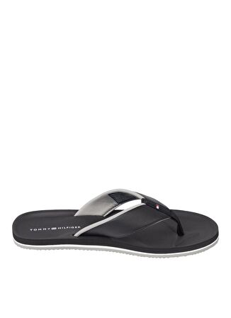 Tommy Hilfiger Siyah Erkek Plaj Terliği COMFORT HILFIGER BEACH SANDAL